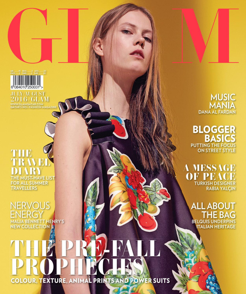  featured on the GLAM Qatar cover from July 2016