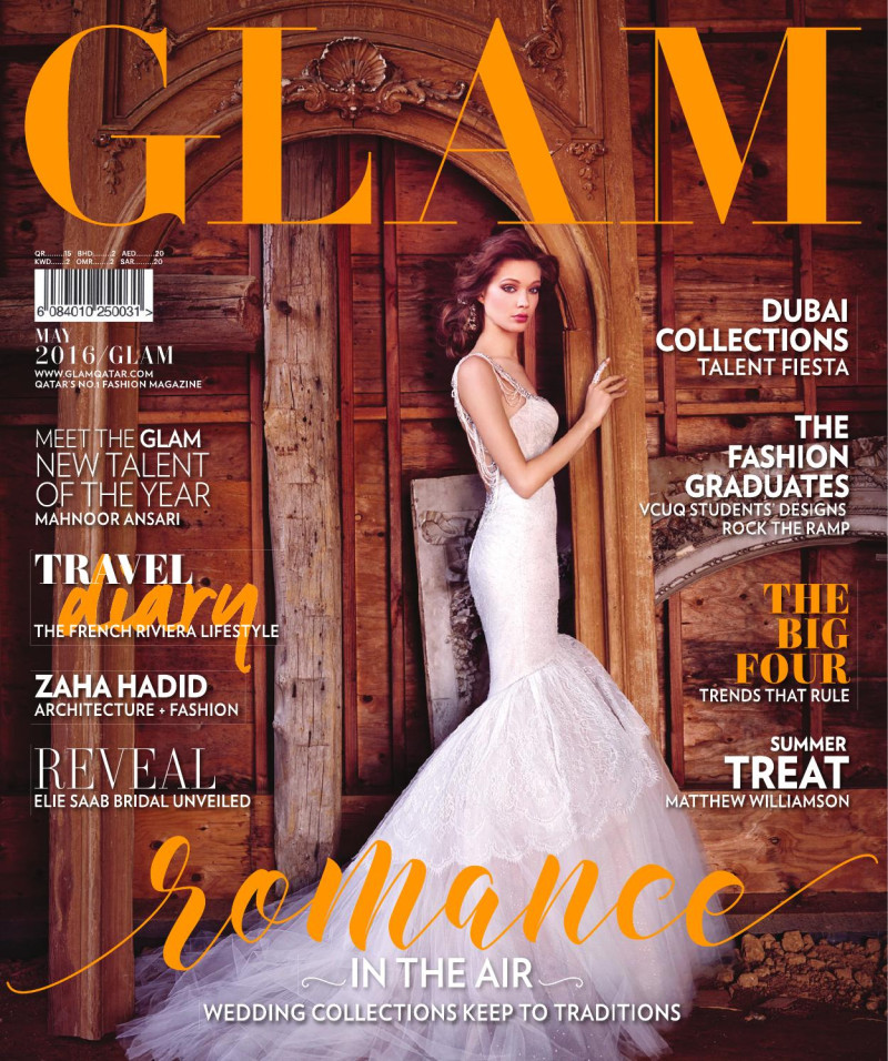  featured on the GLAM Qatar cover from May 2016