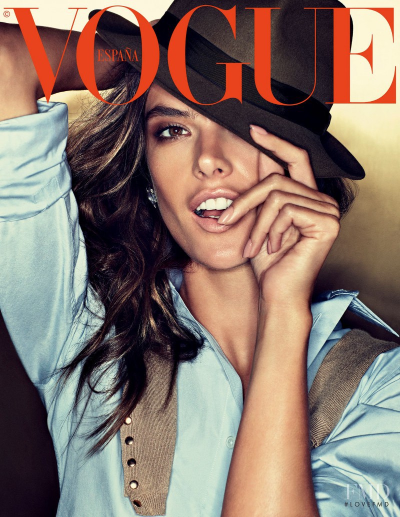 Alessandra Ambrosio featured on the Vogue Spain cover from November 2014