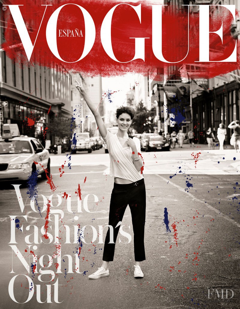 Kati Nescher featured on the Vogue Spain cover from November 2014