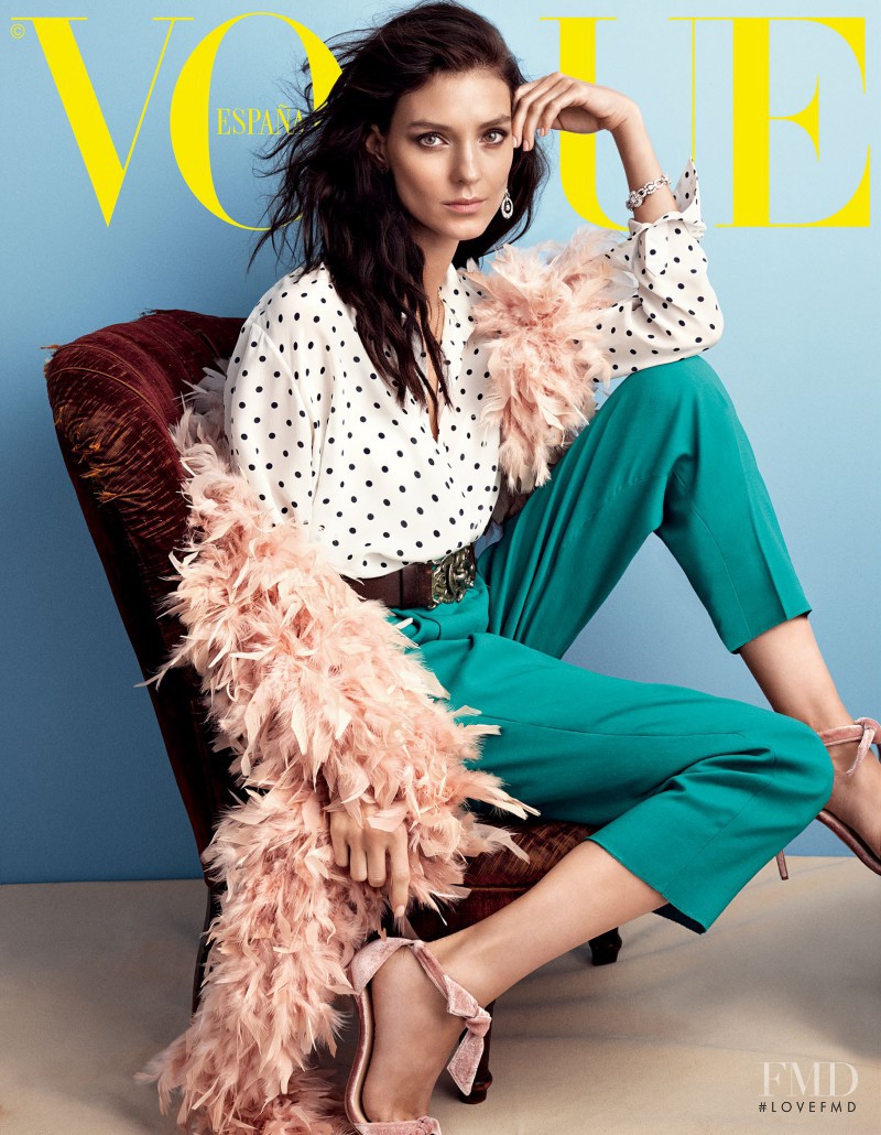 Kati Nescher featured on the Vogue Spain cover from November 2014