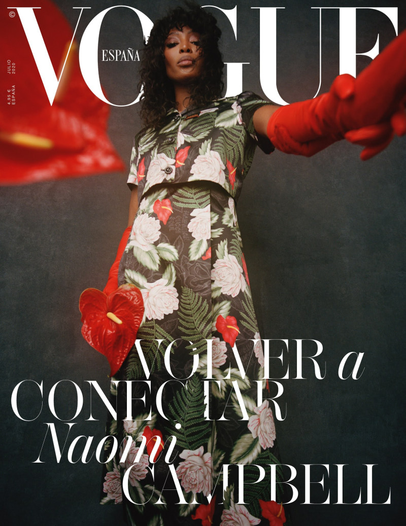 Naomi Campbell featured on the Vogue Spain cover from July 2020