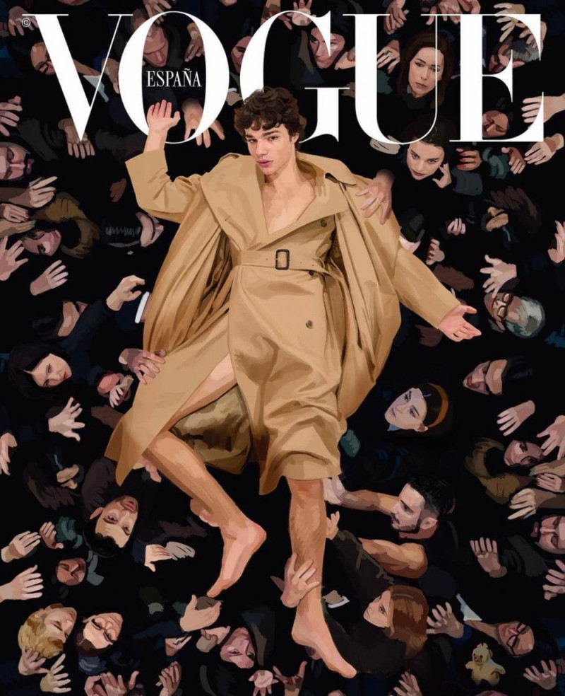 Fernando Lindez featured on the Vogue Spain cover from March 2021