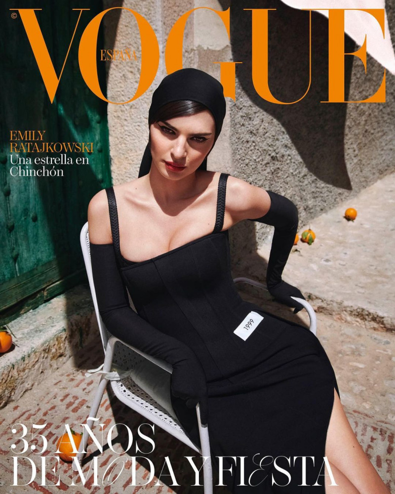 Emily Ratajkowski featured on the Vogue Spain cover from May 2023