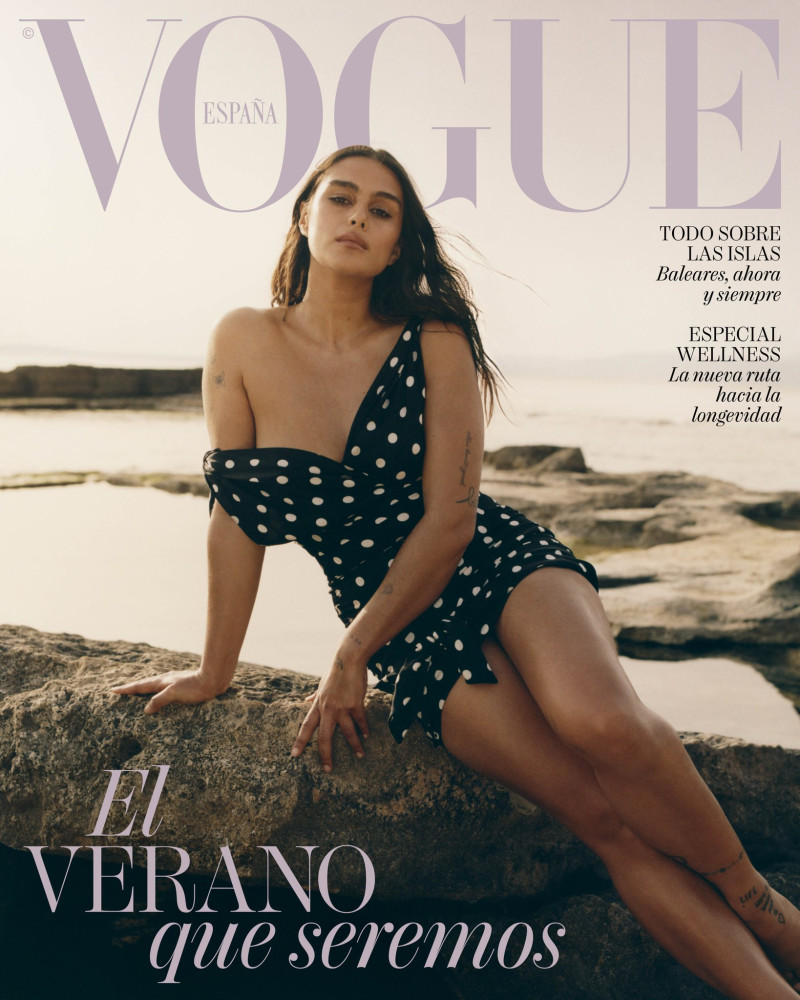 Jill Kortleve featured on the Vogue Spain cover from June 2024