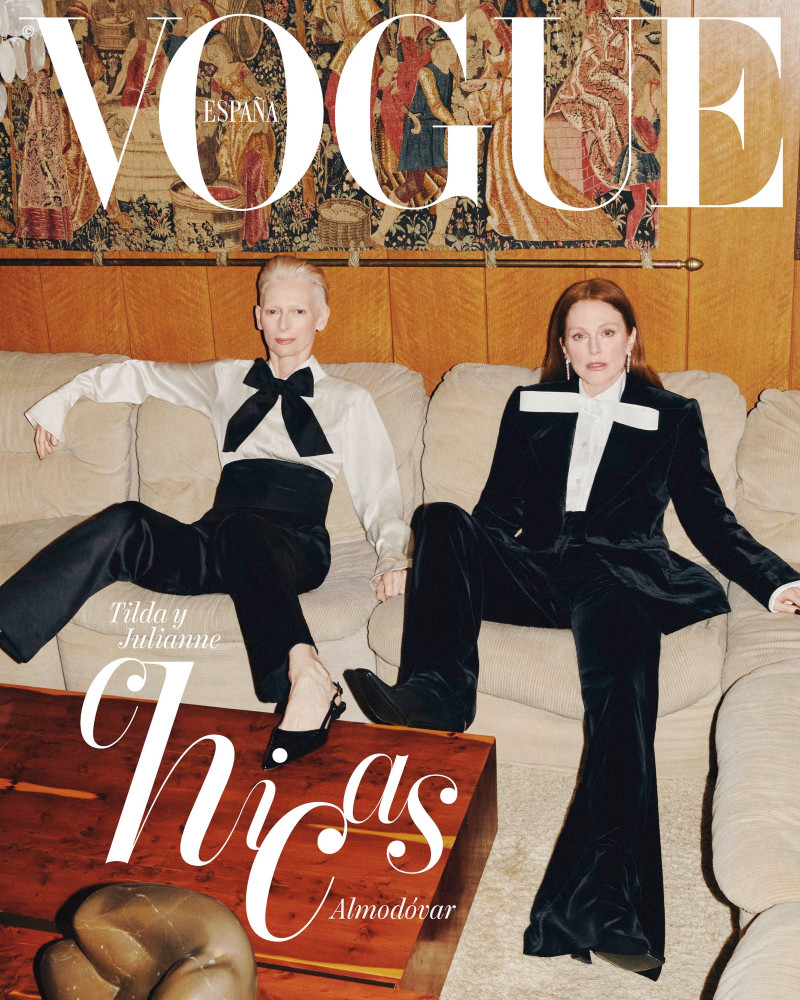 Tilda Swinton, Julianne Moore featured on the Vogue Spain cover from September 2024