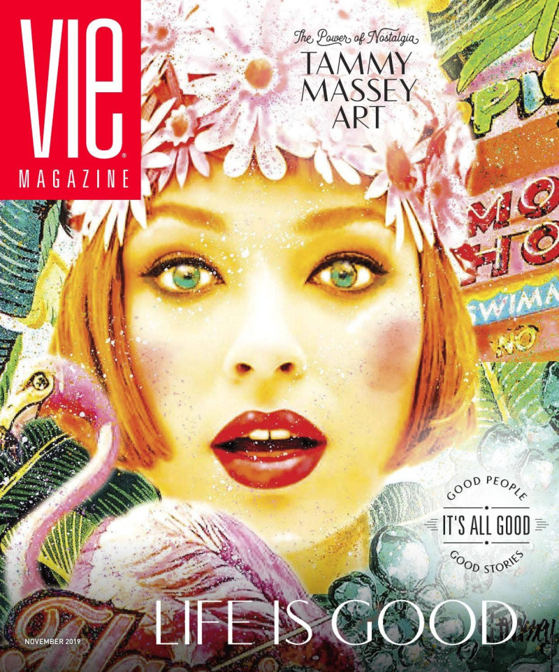  featured on the Vie cover from November 2019