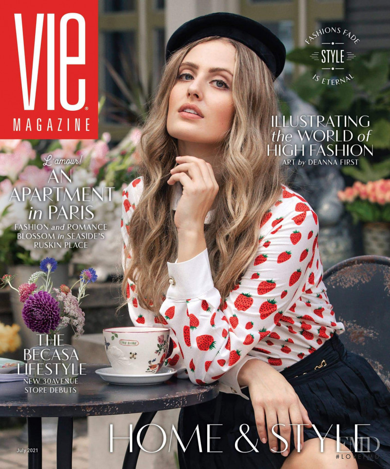 Emme Martin featured on the Vie cover from July 2021