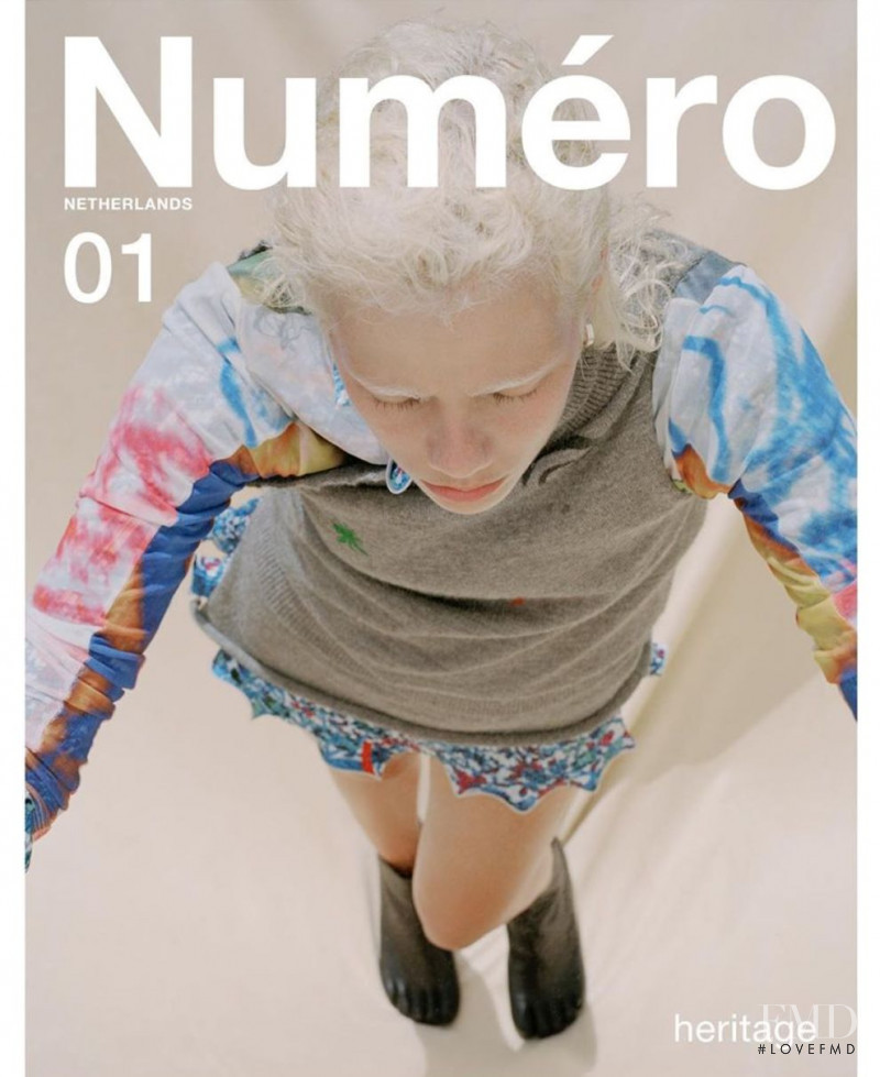 Marjan Jonkman featured on the Numéro Netherlands cover from October 2019