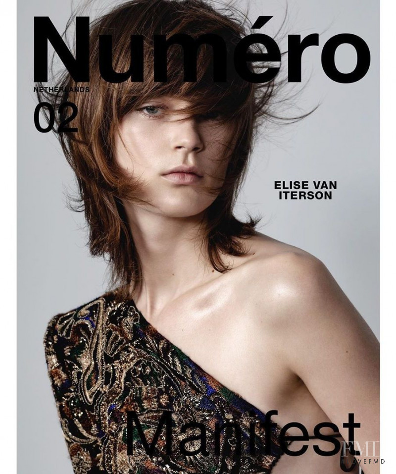 Elise Van Iterson featured on the Numéro Netherlands cover from May 2020