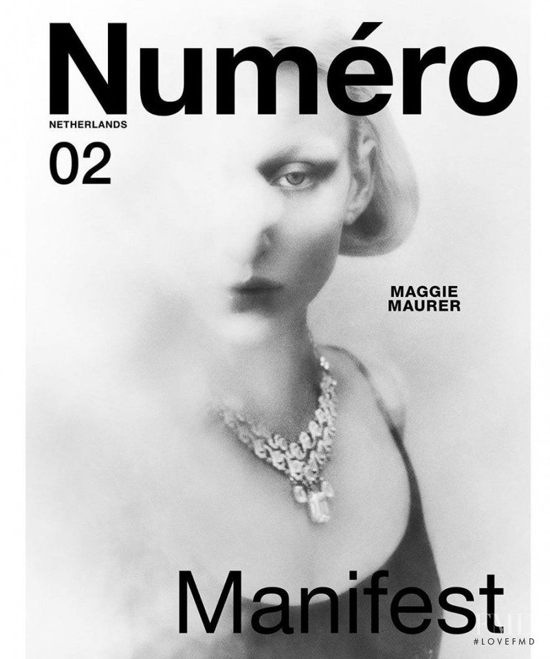 Maggie Maurer featured on the Numéro Netherlands cover from May 2020