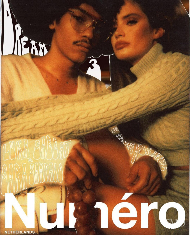 Sara Sampaio featured on the Numéro Netherlands cover from November 2020