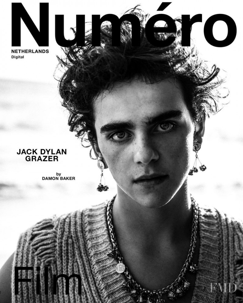 Jack Dylan Grazer featured on the Numéro Netherlands cover from November 2020