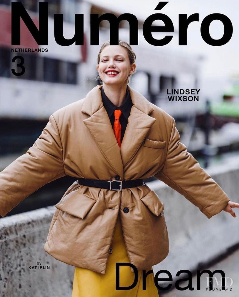 Lindsey Wixson featured on the Numéro Netherlands cover from October 2020