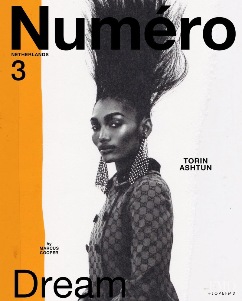 Torin Ashtun featured on the Numéro Netherlands cover from October 2020