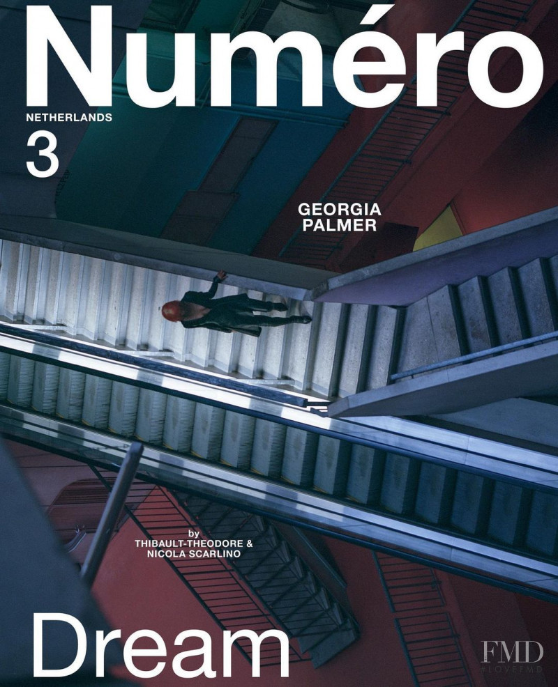 Georgia Palmer featured on the Numéro Netherlands cover from October 2020