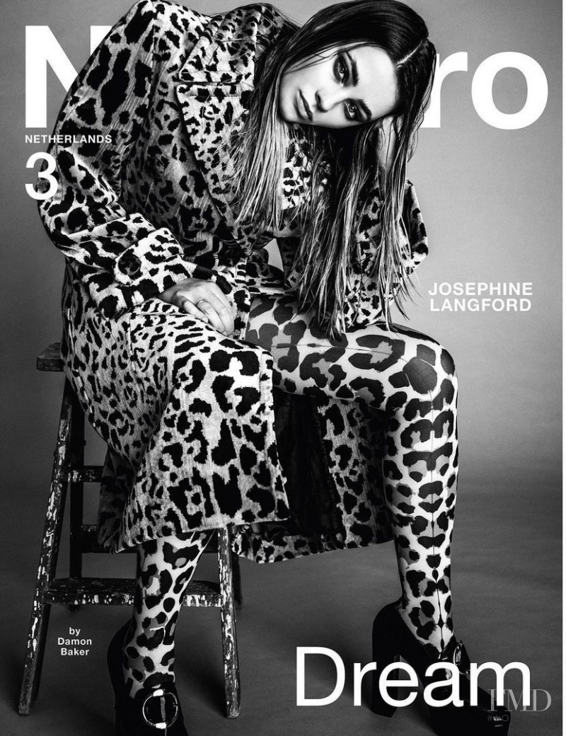 Josephine Langford featured on the Numéro Netherlands cover from October 2020