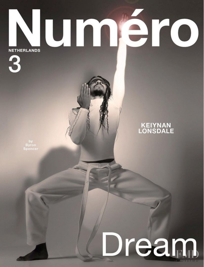 Keiynan Lonsdale featured on the Numéro Netherlands cover from October 2020