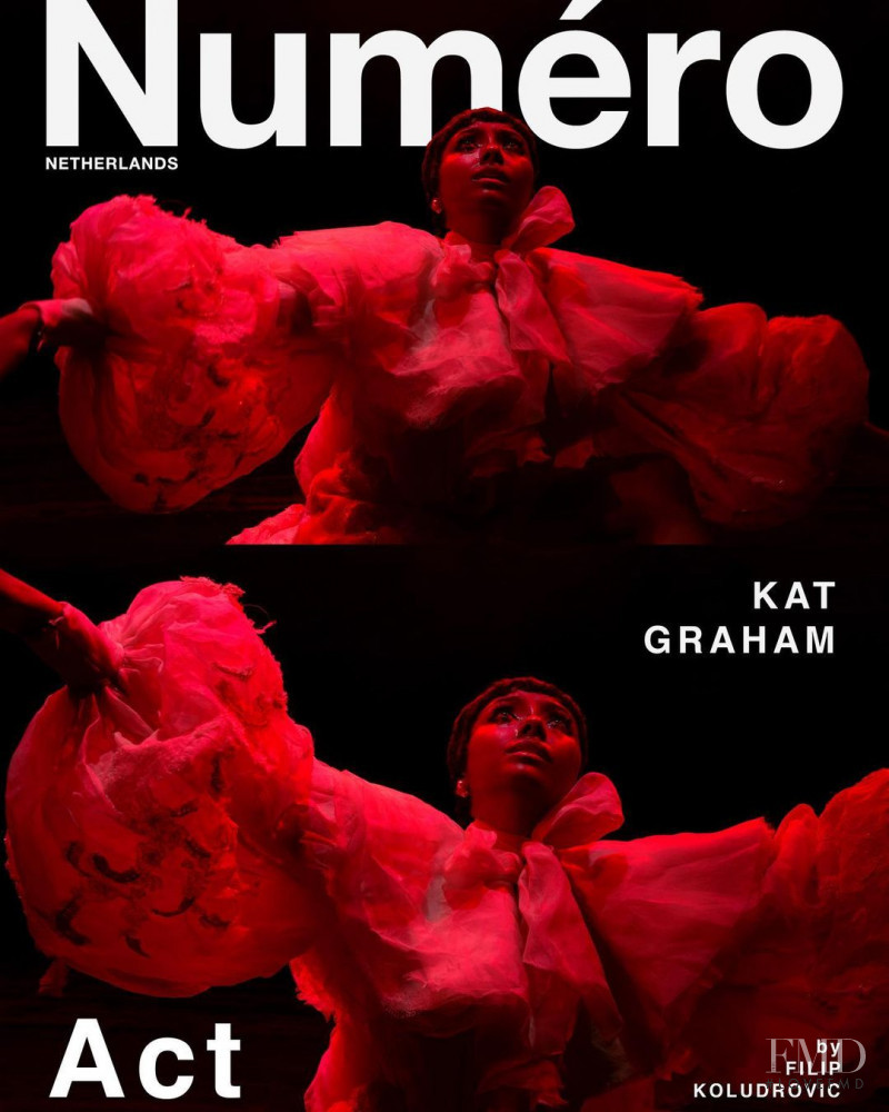 Kat Graham featured on the Numéro Netherlands cover from September 2020