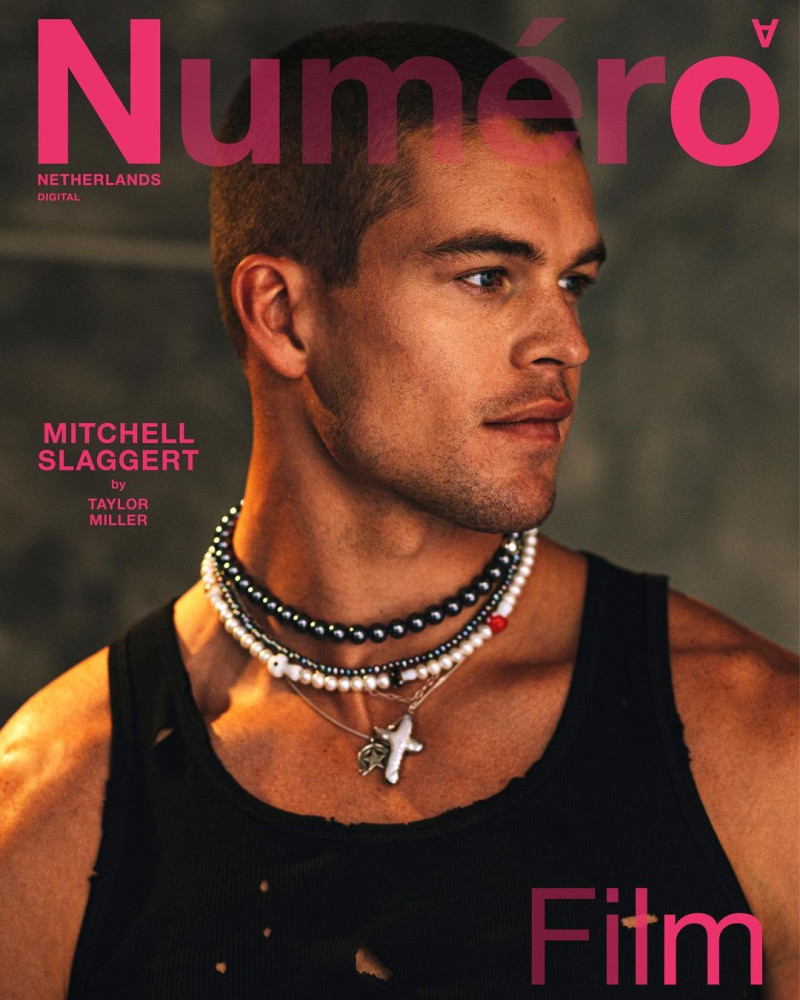 Mitchell Slaggert featured on the Numéro Netherlands cover from January 2023