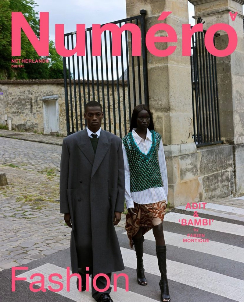 Bampara Kouyate featured on the Numéro Netherlands cover from July 2024