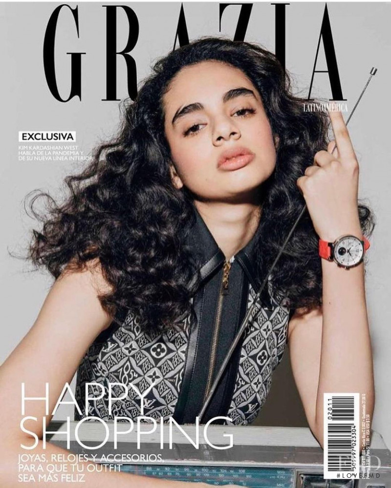Isis Jimenez featured on the Grazia Latin America cover from November 2020