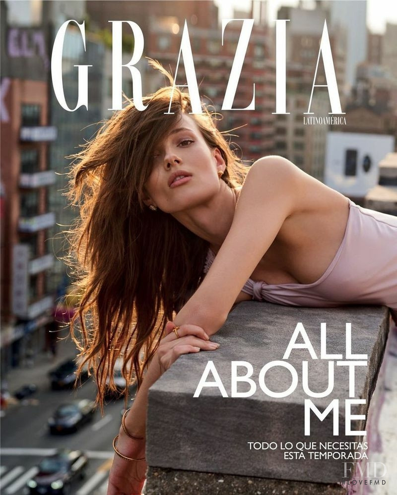 Alicja Tubilewicz featured on the Grazia Latin America cover from February 2021