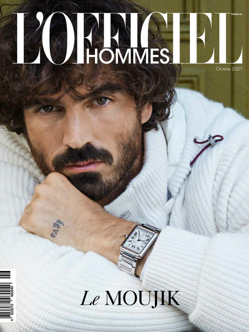Nuno Marques featured on the L\'Officiel Hommes Ukraine cover from September 2021
