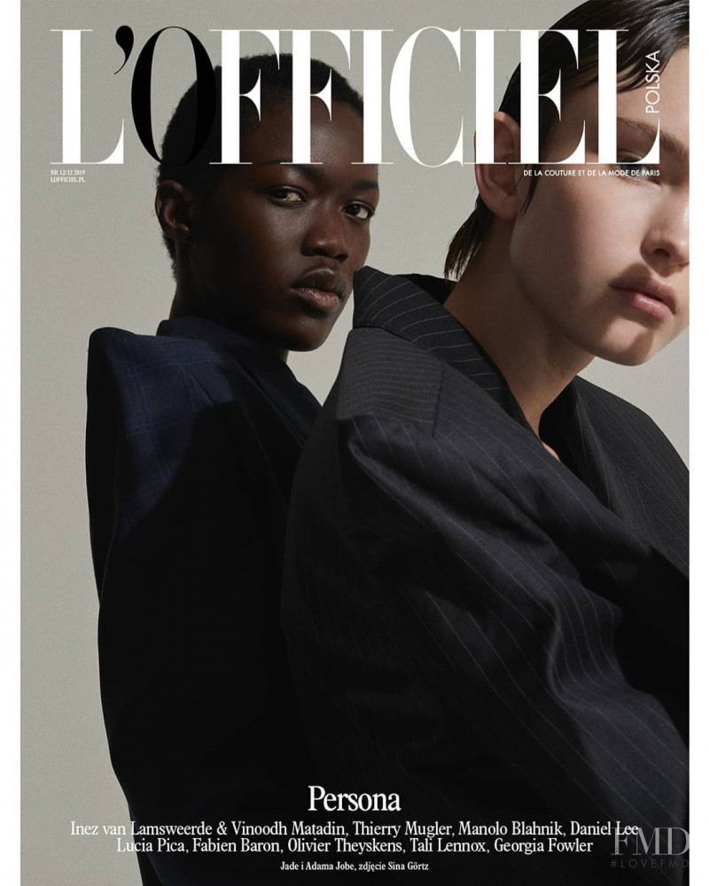  featured on the L\'Officiel Poland cover from December 2019