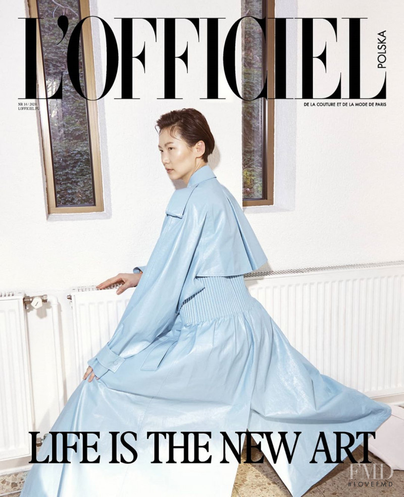 Gwen Lu featured on the L\'Officiel Poland cover from August 2020