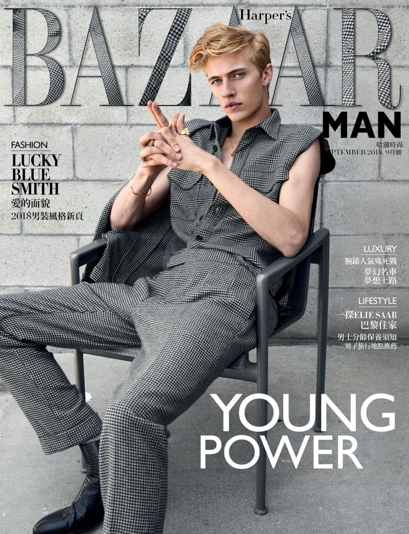  featured on the Harper\'s Bazaar Man Taiwan cover from September 2018