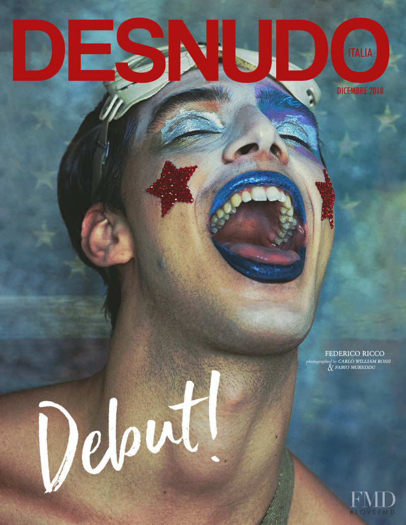  featured on the Desnudo Italy cover from December 2018