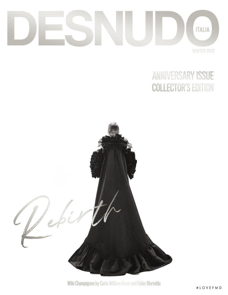  featured on the Desnudo Italy cover from December 2019
