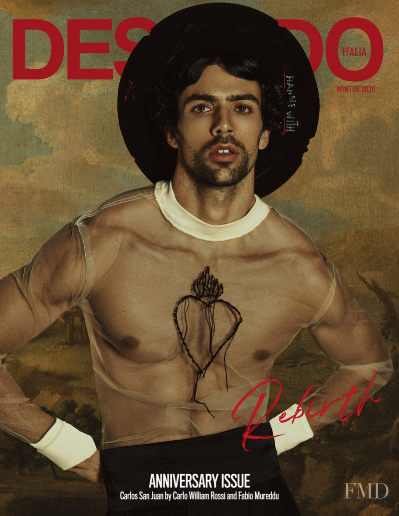  featured on the Desnudo Italy cover from December 2019