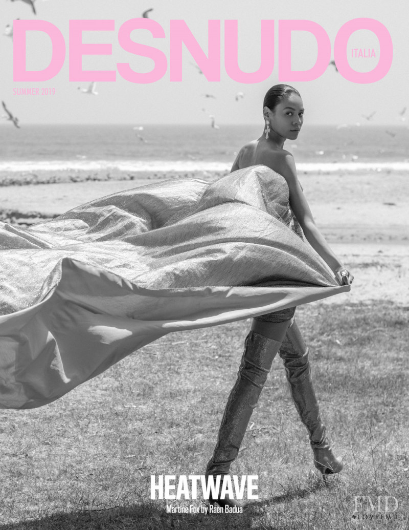 Martine Fox featured on the Desnudo Italy cover from June 2019