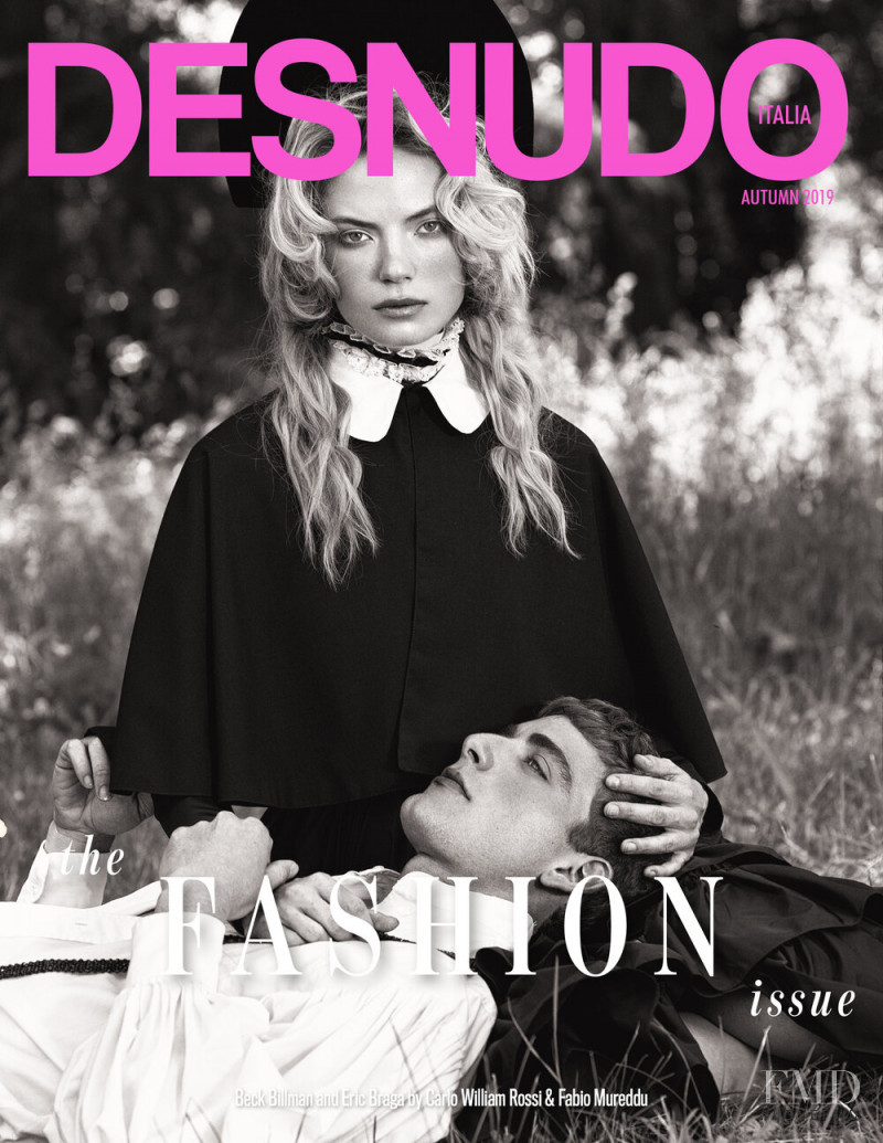 Becky Billman featured on the Desnudo Italy cover from September 2019