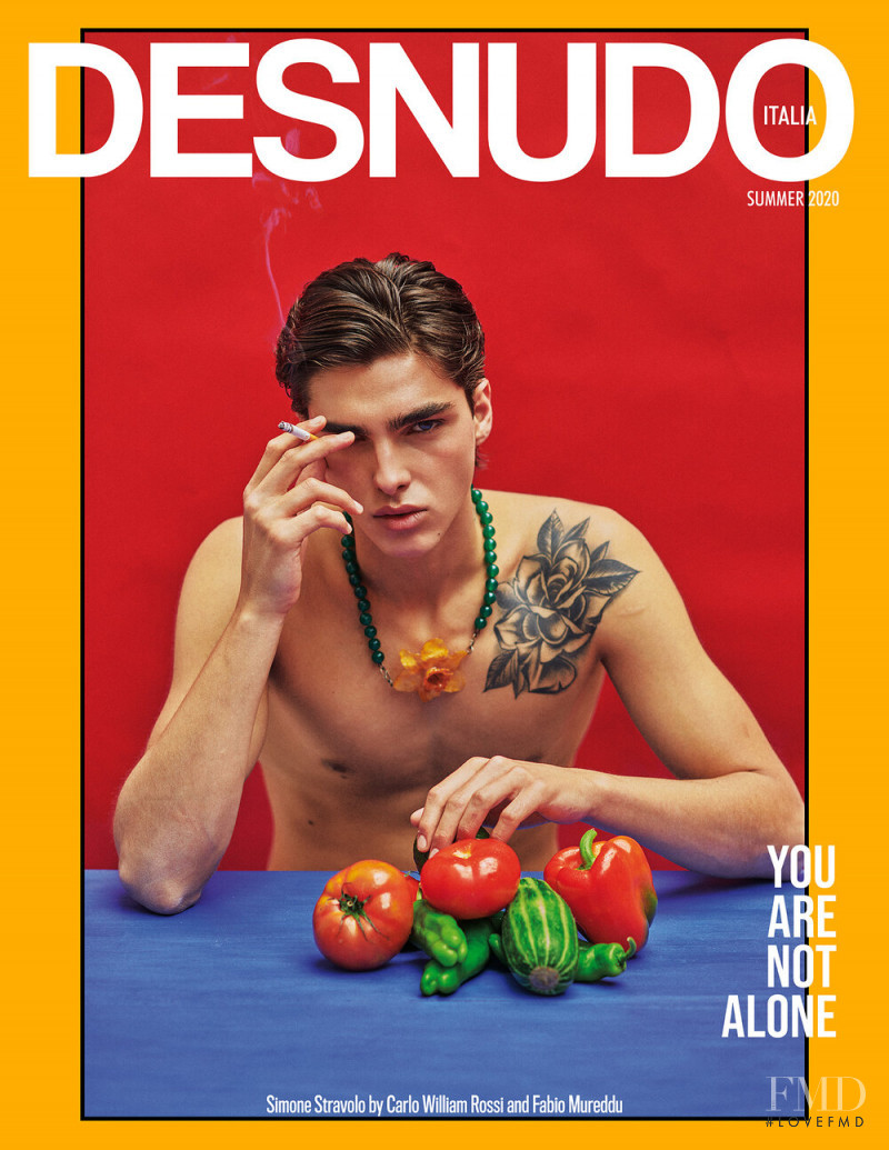 Simone Stravolo featured on the Desnudo Italy cover from June 2020