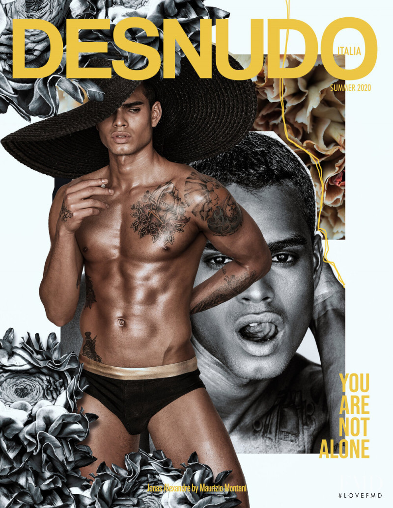 Jonas Alexandre  featured on the Desnudo Italy cover from June 2020