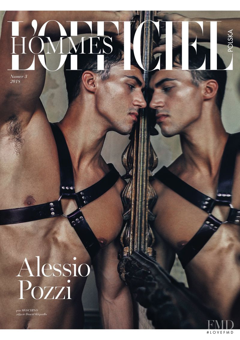 Alessio Pozzi featured on the L\'Officiel Hommes Poland cover from December 2018