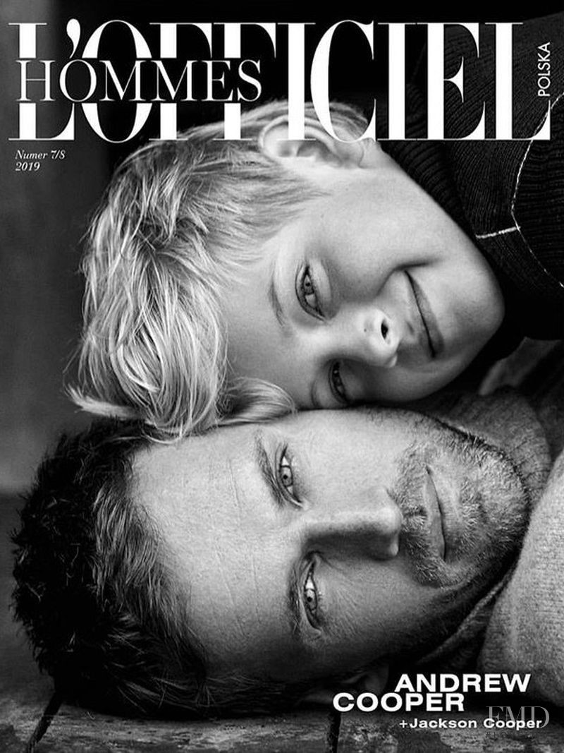 Andrew Cooper featured on the L\'Officiel Hommes Poland cover from November 2019