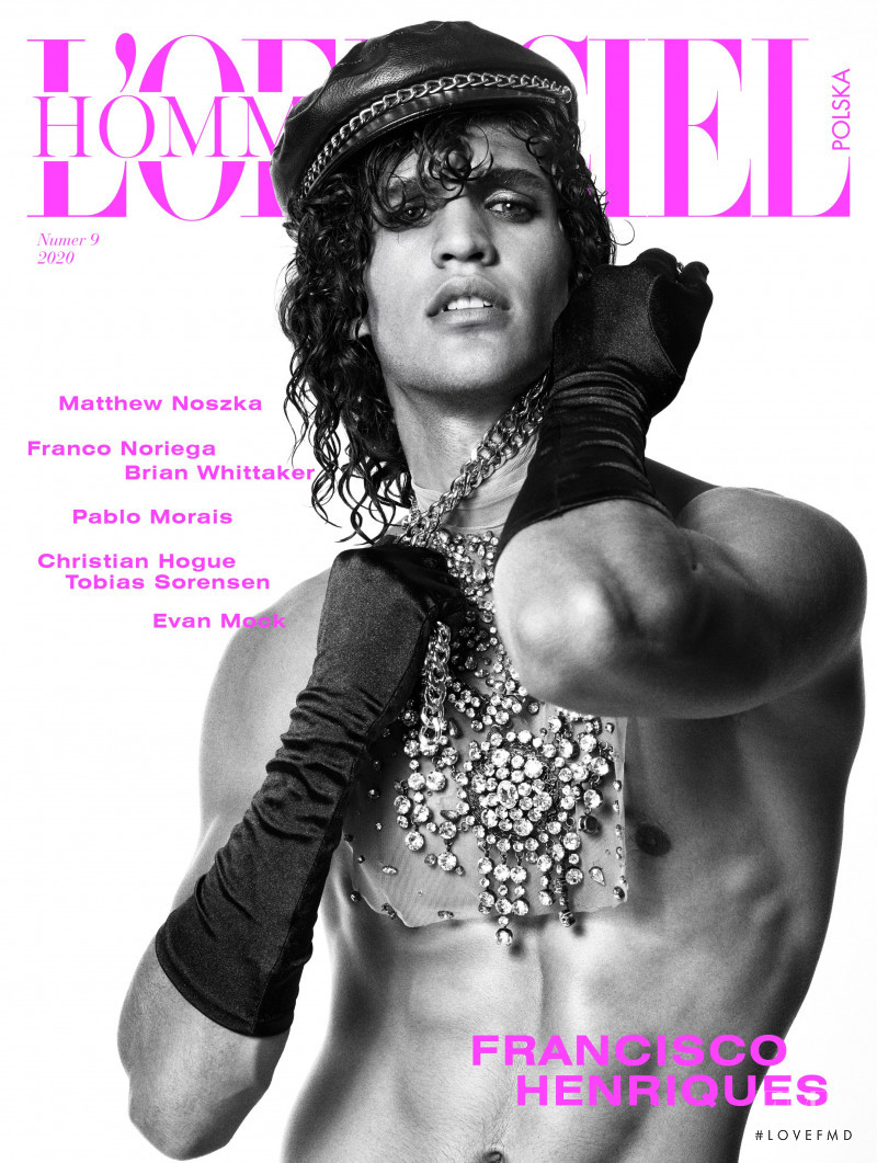 Francisco Henriques featured on the L\'Officiel Hommes Poland cover from April 2020