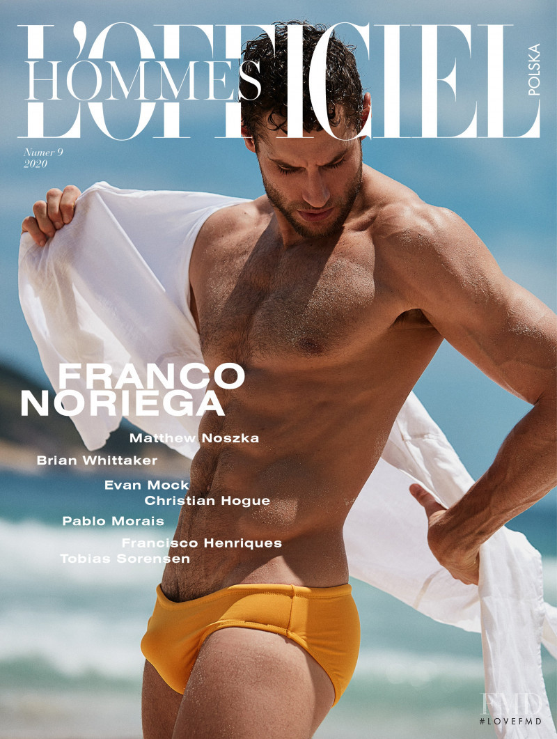Franco Noriega featured on the L\'Officiel Hommes Poland cover from April 2020