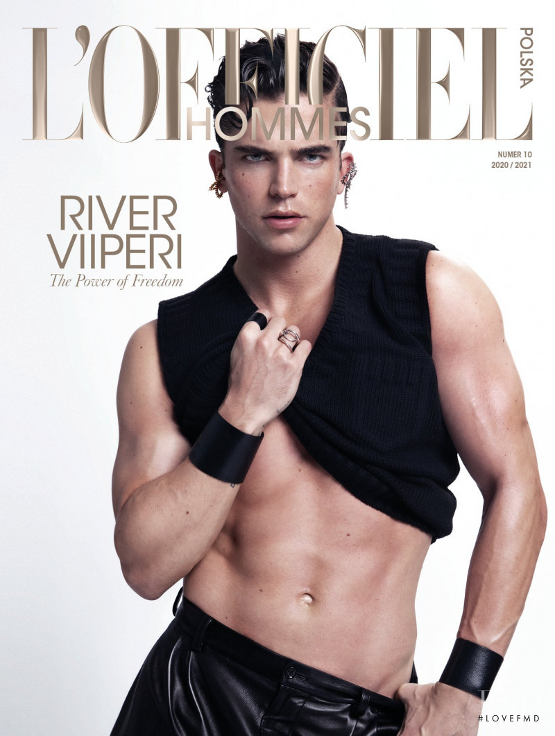 River Viiperi featured on the L\'Officiel Hommes Poland cover from December 2020