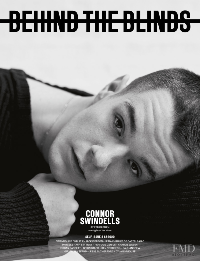 Connor Swindells featured on the Behind the Blinds cover from February 2020
