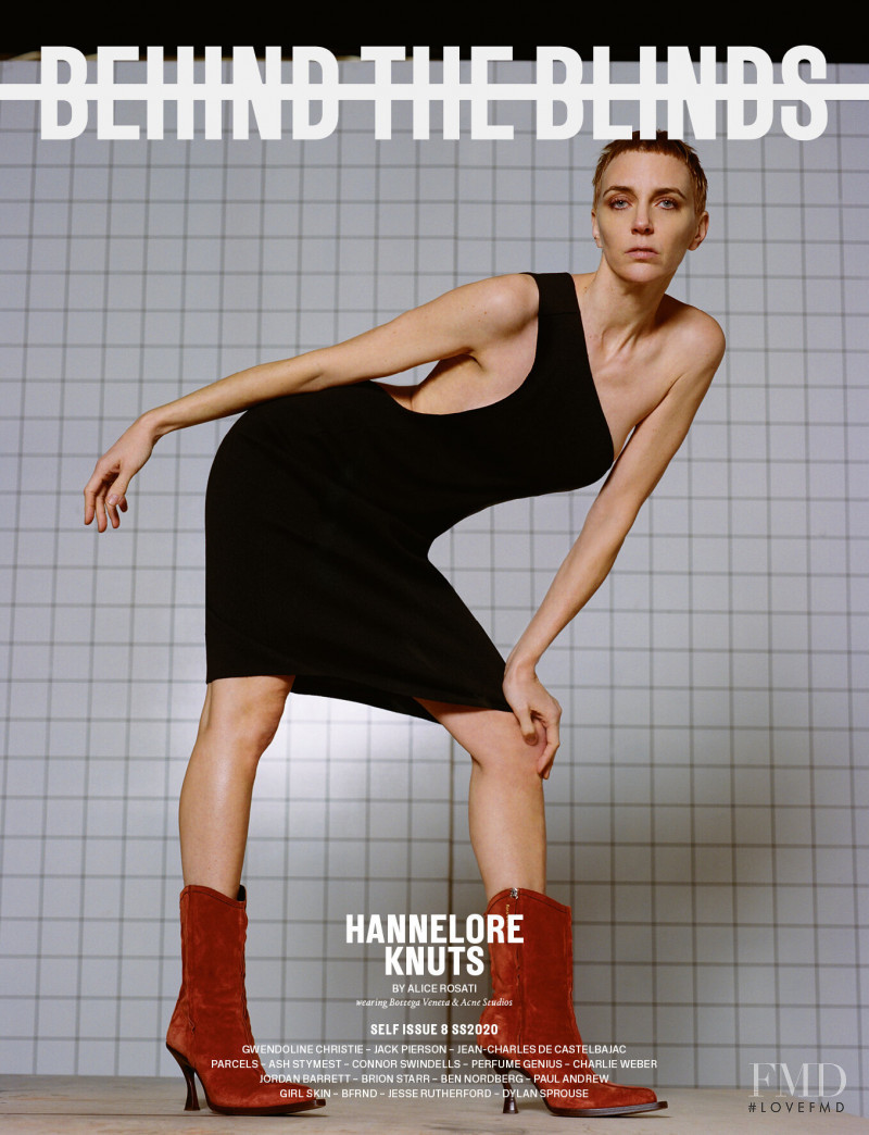 Hannelore Knuts featured on the Behind the Blinds cover from February 2020