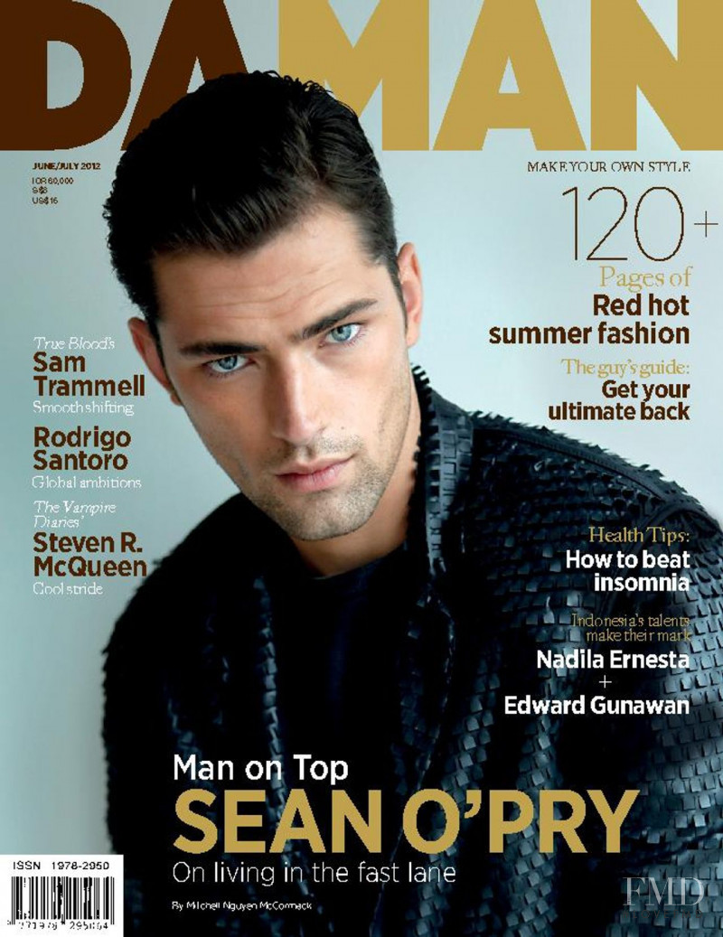 Sean OPry featured on the DA MAN cover from June 2012