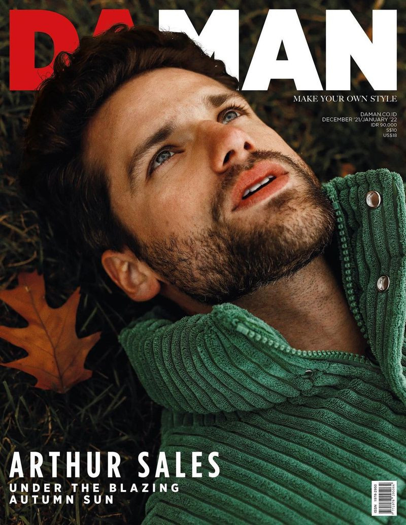 Arthur Sales featured on the DA MAN cover from December 2021