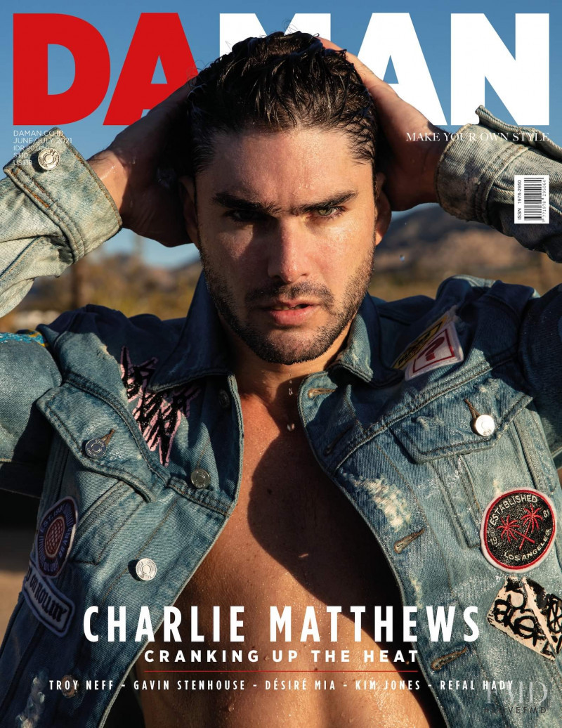Charlie Matthews featured on the DA MAN cover from June 2021