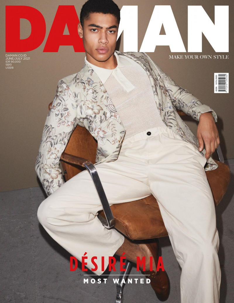 Desire Mia featured on the DA MAN cover from June 2021