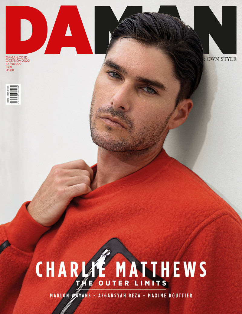 Charlie Matthews featured on the DA MAN cover from October 2022